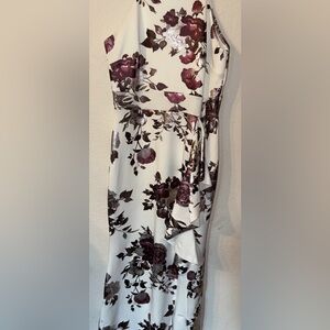 Silver Jeans Purple Asymmetrical One Shoulder A-Line Dress